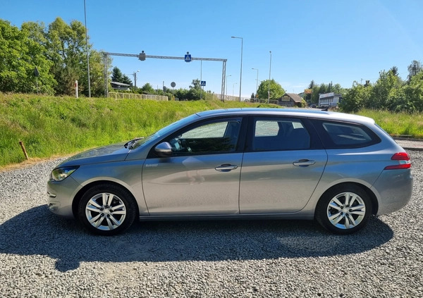 Peugeot 308 cena 36500 przebieg: 164000, rok produkcji 2015 z Głubczyce małe 301